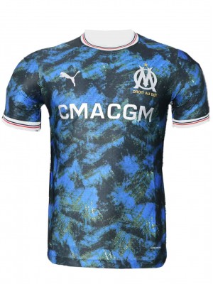 Olympique de Marseille away jersey soccer uniform men's second sportswear football kit top shirt 2024-2025